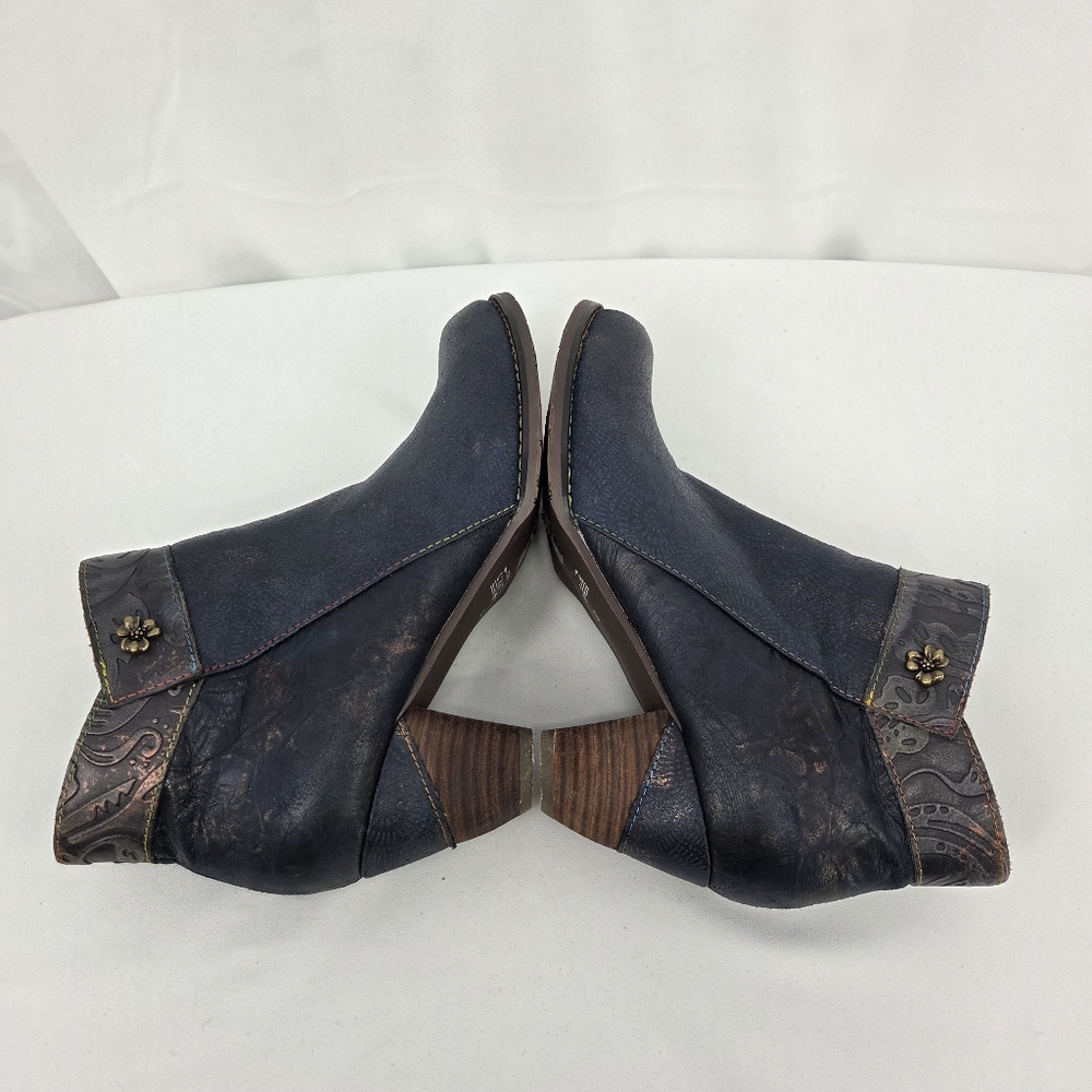 L'ARTISTE Bestlove Boots Navy Multi Women's EU 40 - Picture 9 of 11